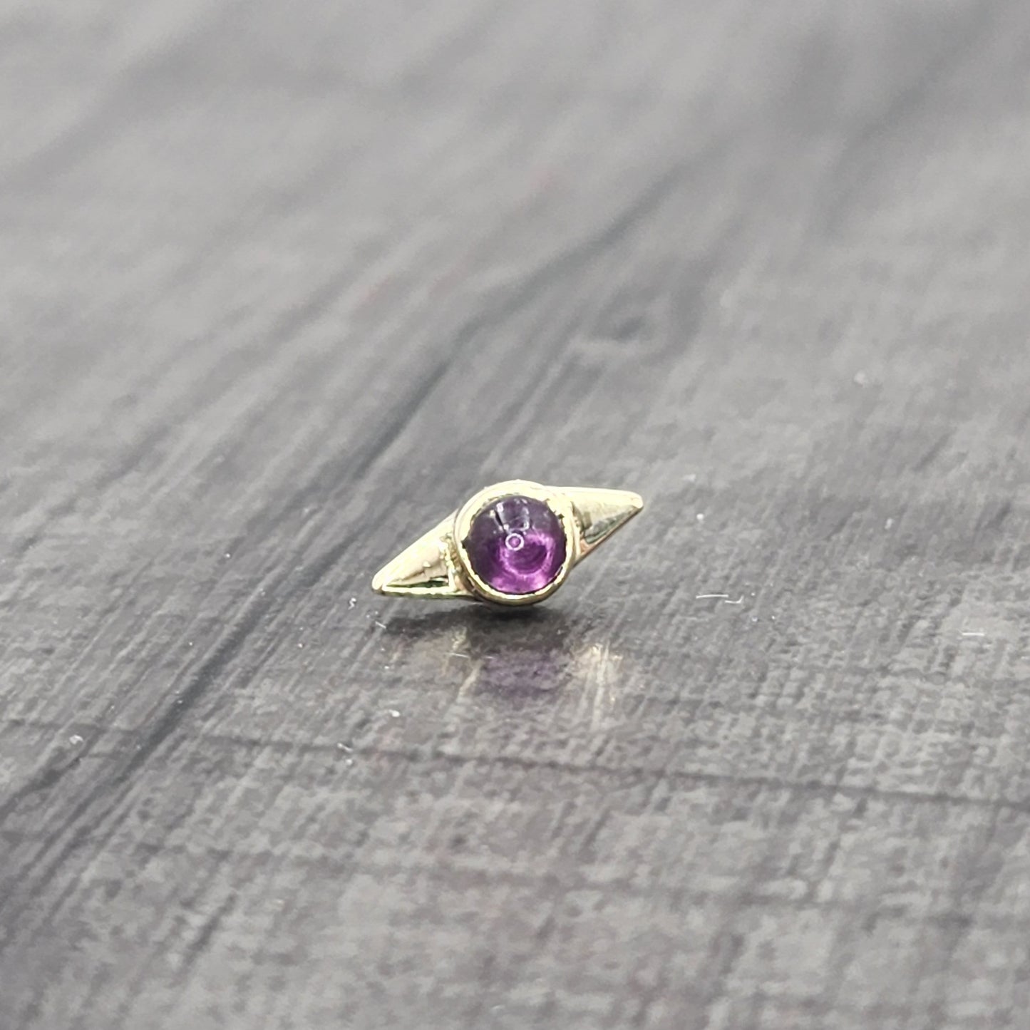 14k Gold Ice Threadless Ends