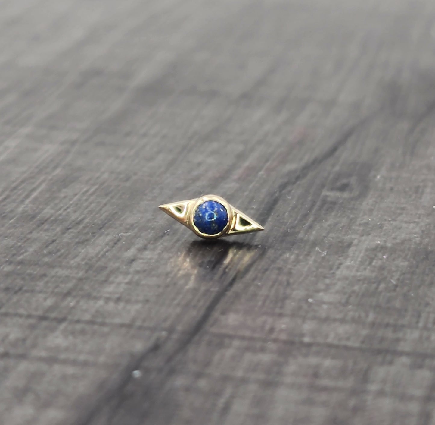 14k Gold Ice Threadless Ends