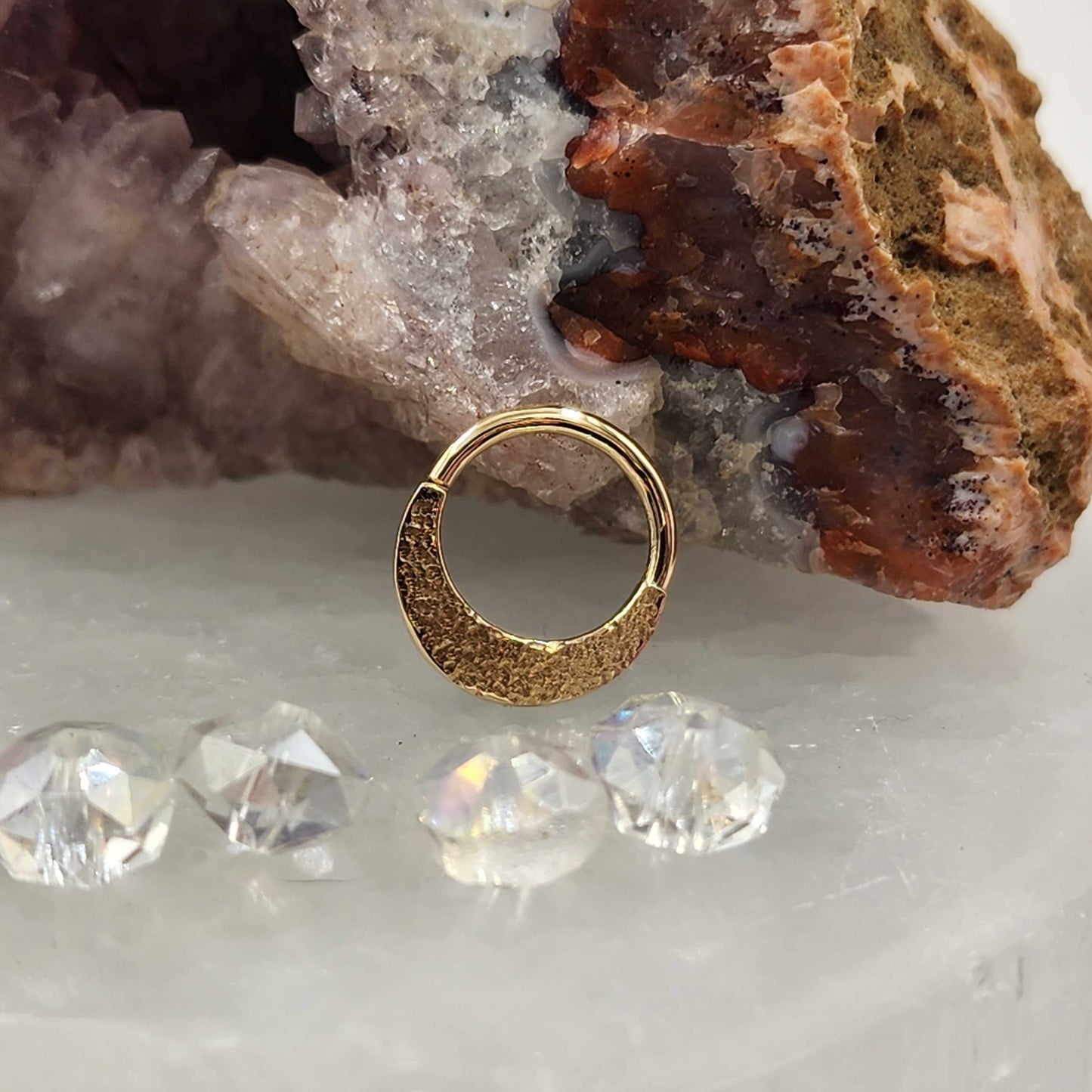 14k Gold Lauryn Seam Rings