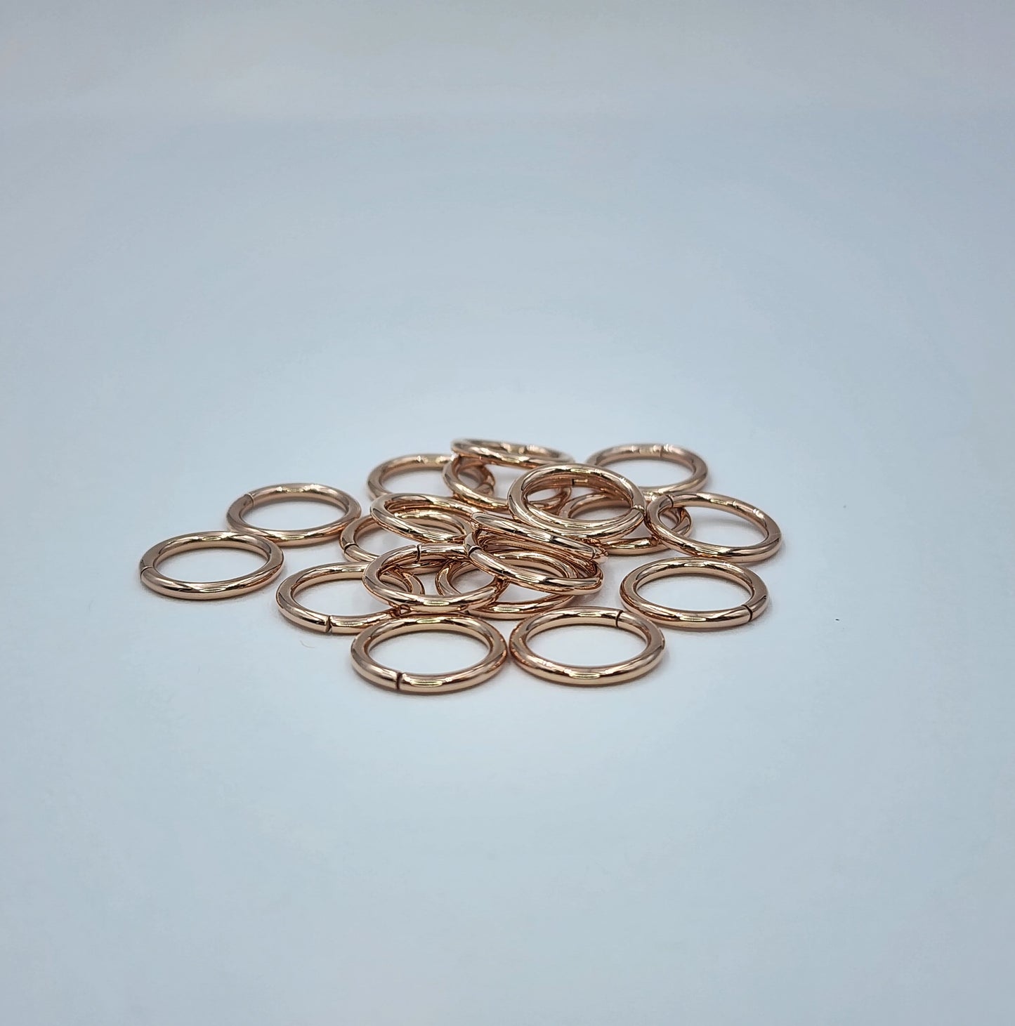 14k Rose Gold Seam Rings